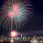 〔më〕函館海上冬花火最終日!!元町公園から